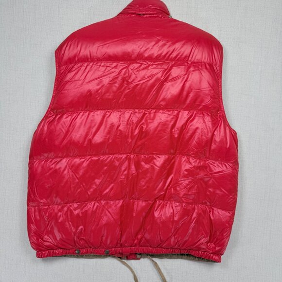 Vintage Polo Ralph Lauren Puffer Vest Snap Front Red Sleeveless Down Size XXL - Picture 3 of 13